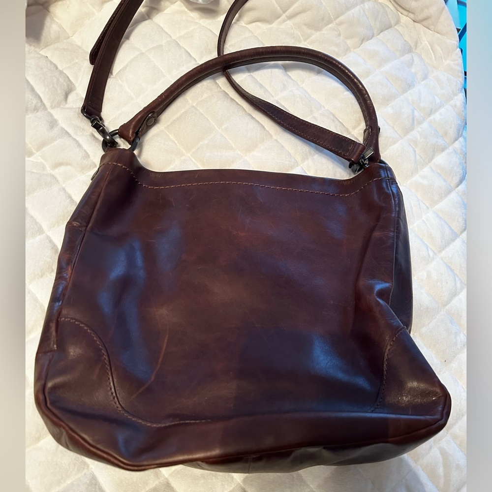 Frye handbag and unknown brand wallet